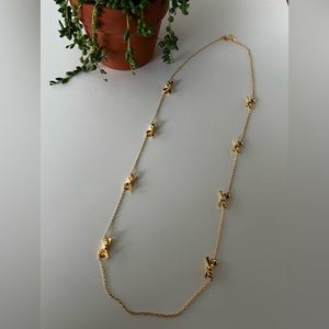 Kate Spade Skinny Mini Bow Scatter Necklace